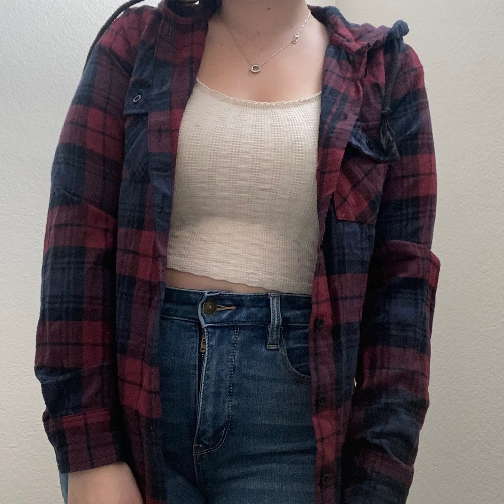 Flannel with a hoodie